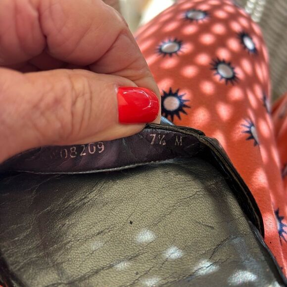 Stuart Weitzman Black Strappy Sandals with Pearl Embellishments - Picture 5 of 7